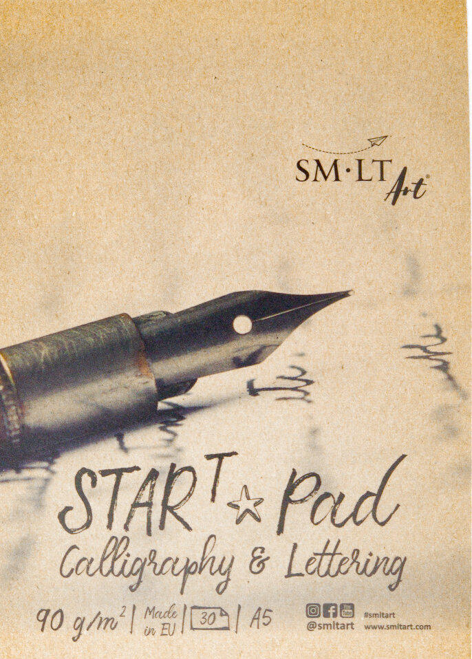 Sketchbook Smiltainis Calligraphy and Lettering Sketchbook 30 A5 90 g