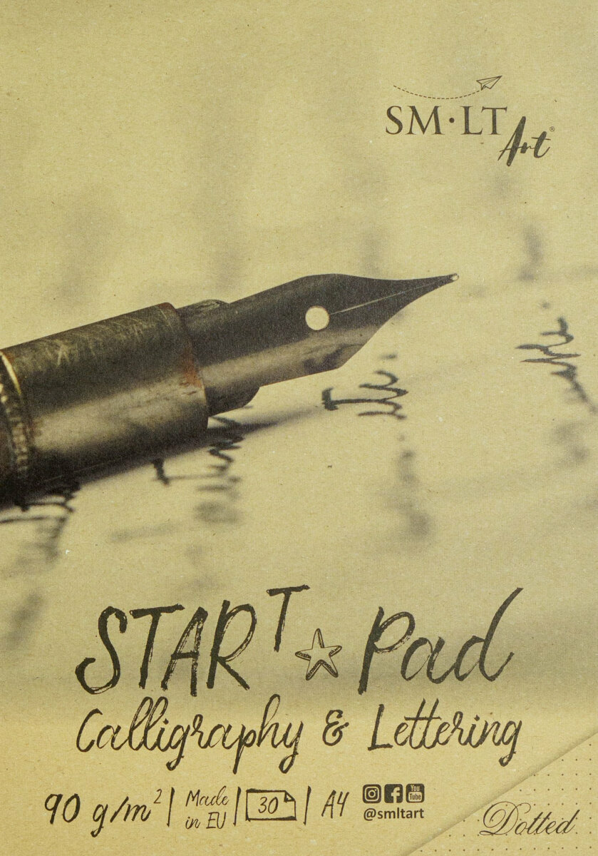 Sketchbook Smiltainis Calligraphy and Lettering Sketchbook 30 A4 90 g