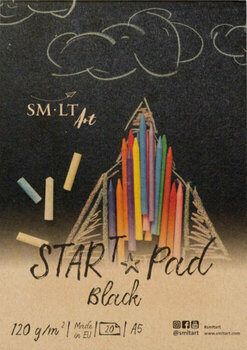 Carnete de Schițe Smiltainis Sketch Pad Caiet de schițe 20 A5 120 g - 1