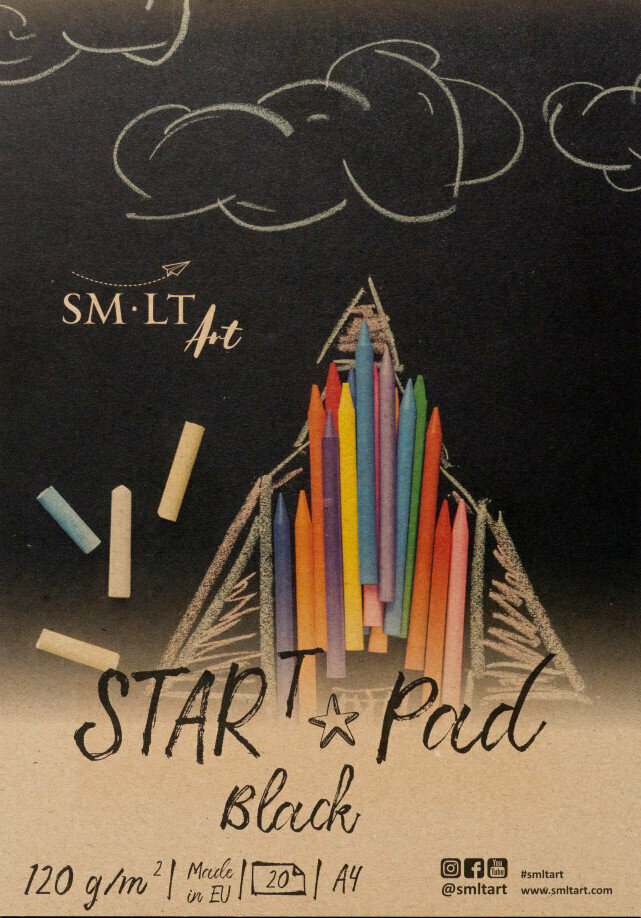 Skicář Smiltainis Sketch Pad Skicář 20 A4 120 g