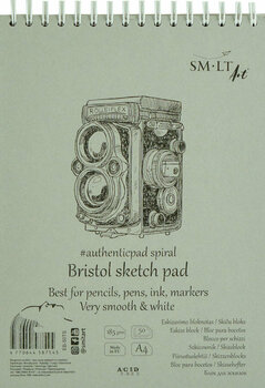 Carnete de Schițe Smiltainis Bristol Sketch Pad A4 185 g Carnete de Schițe - 1