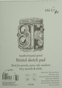 Sketchbook Smiltainis Bristol Sketch Pad Skitsebog 50 A3 185 g - 1