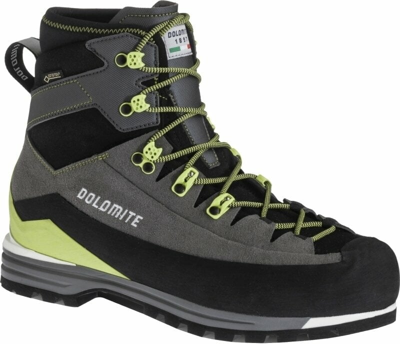 Chaussures outdoor hommes Dolomite Miage GTX Anthracite/Lime Green 40 Chaussures outdoor hommes