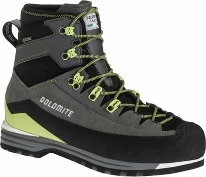 Mens Outdoor Shoes Dolomite Miage GTX Anthracite/Lime Green 40 Mens Outdoor Shoes - 1