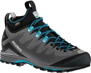 Ženski pohodni čevlji Dolomite W's Veloce GTX Pewter Grey/Lake Blue