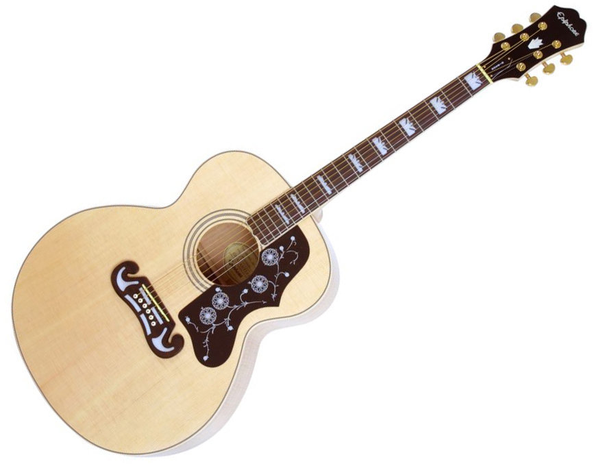 Jumbo akoestische gitaar Epiphone EJ-200 Natural