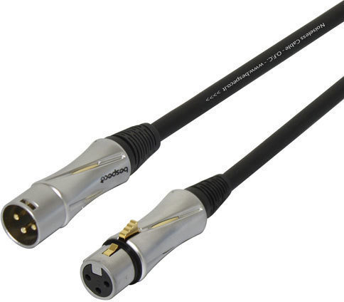 Câble pour microphone Bespeco PT 900 FM Noir 9 m