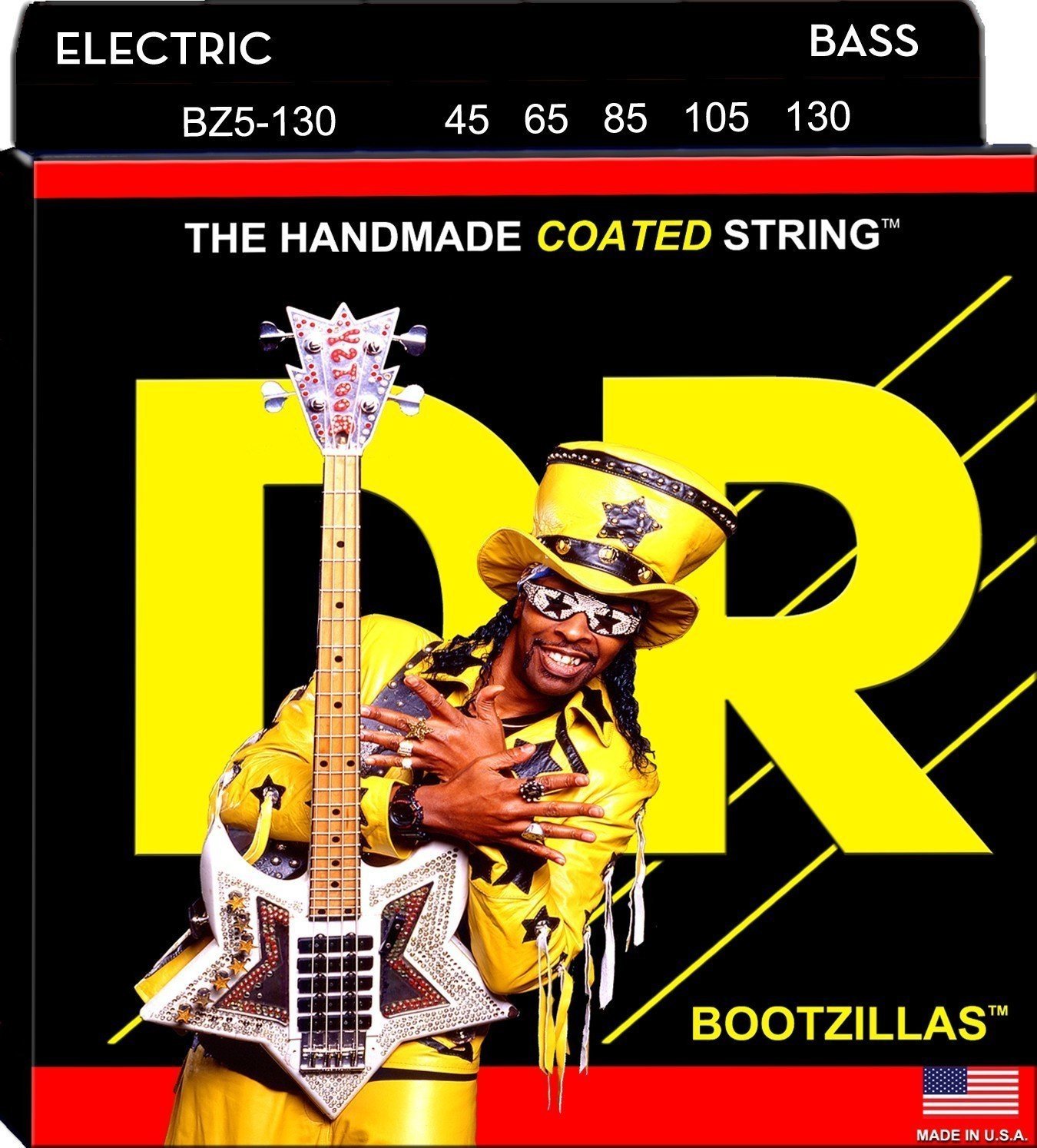 Struny pro 5-strunnou baskytaru DR Strings BZ5-130