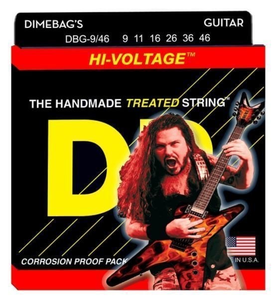 Cordas para guitarra elétrica Mi DR Strings DBG-9/46