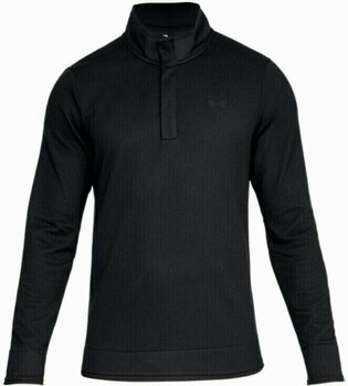 Hoodie/Sweater Under Armour Storm SweaterFeece Snap Mock Black XL - 1