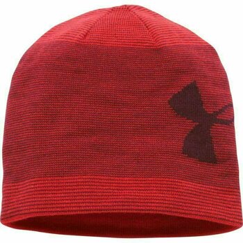 Winter Hat Under Armour Men's Billboard Beanie 2.0 Red - 1