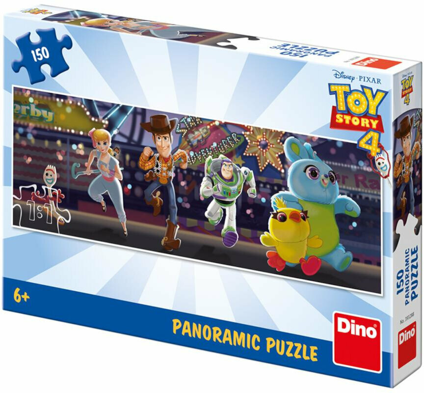 Puzzle Dino Toy Story 4 Escape Panoramic Puzzle (150 Pieces)
