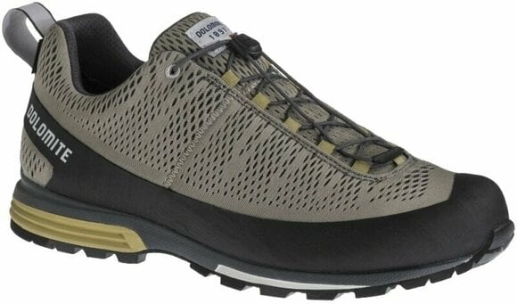 Mens Outdoor Shoes Dolomite Diagonal Air GTX Mud Grey/Marsh Green 40 2/3 Mens Outdoor Shoes - 1