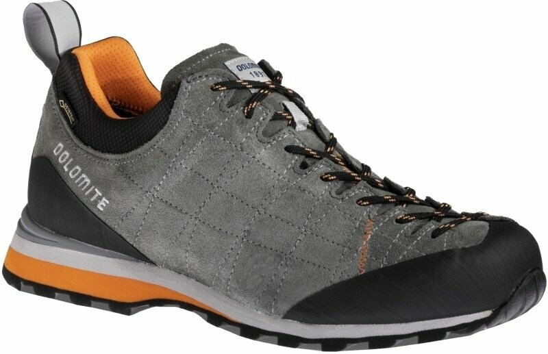 Аутдор обувки > Мъжки обувки Dolomite Мъжки обувки за трекинг Diagonal GTX Silver Green/Sun Orange 40