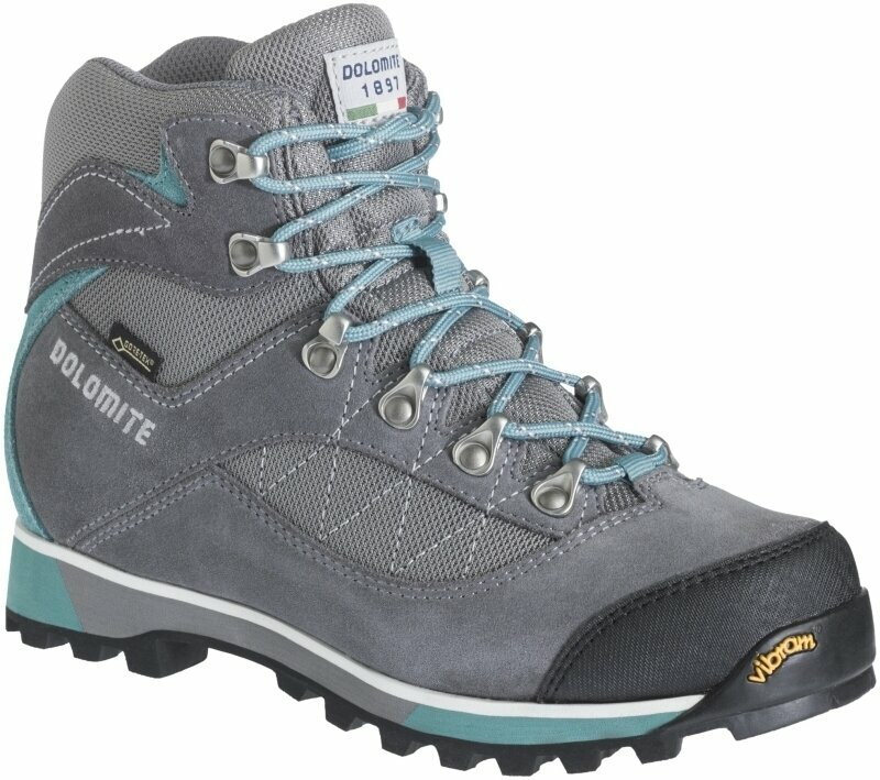 Dolomite Női túracipők W's Zernez GTX Gunmetal Grey/Dusty Teal Green 38