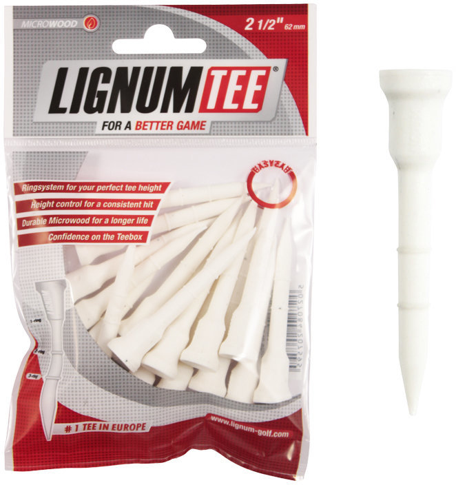 Stalak za golf lopticu - Tees Lignum Tee 2 1/2in pk 16 white