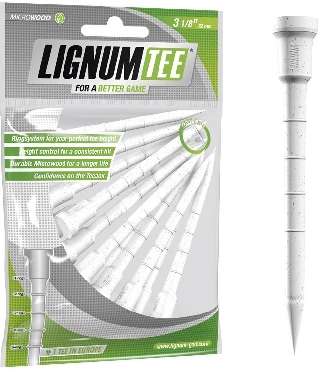 Stalak za golf lopticu - Tees Lignum Tee 3 1/8in pk 12 white