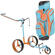 Jucad Carbon 3-Wheel Aquastop Bag SET GT Handmatige golftrolley