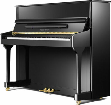 Akoestische piano, staande piano Pearl River EU118-EBN Ebony Polish - 1