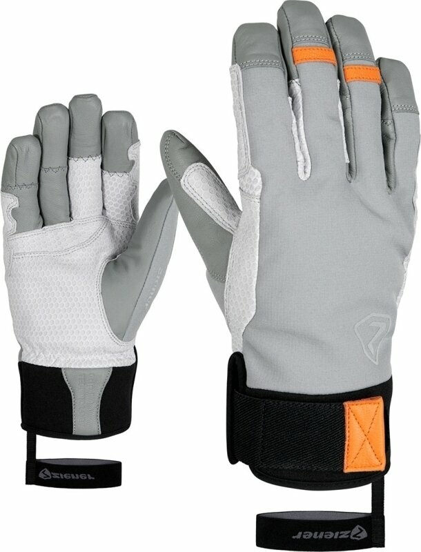 Ziener Gaminus AS PR Dusty Grey/New Orange 8,5