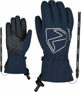 Ski Gloves Ziener Laril AS Dark Navy 4,5 Ski Gloves - 1