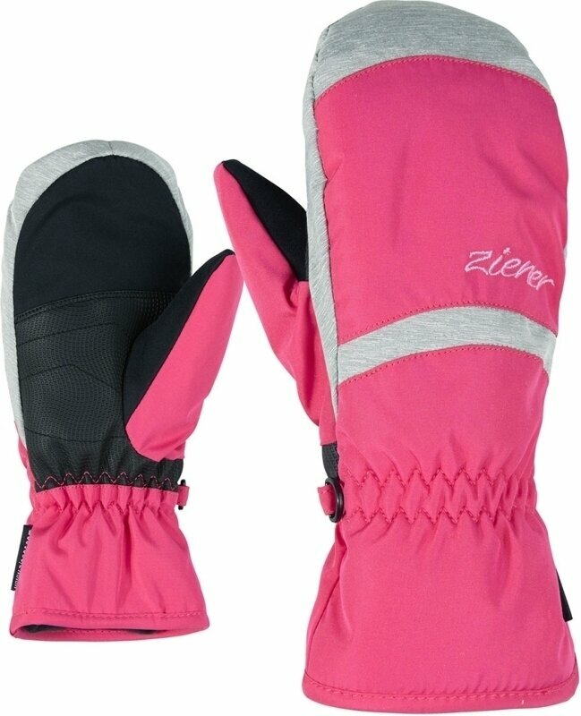 Lyžiarske rukavice Ziener Lejanos AS Pop Pink 4,5 Lyžiarske rukavice
