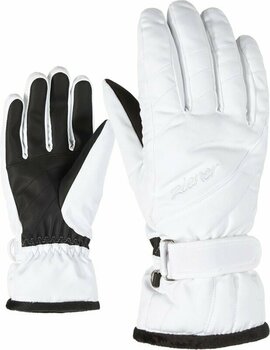 Ski Gloves Ziener Kileni PR Lady White 8 Ski Gloves - 1
