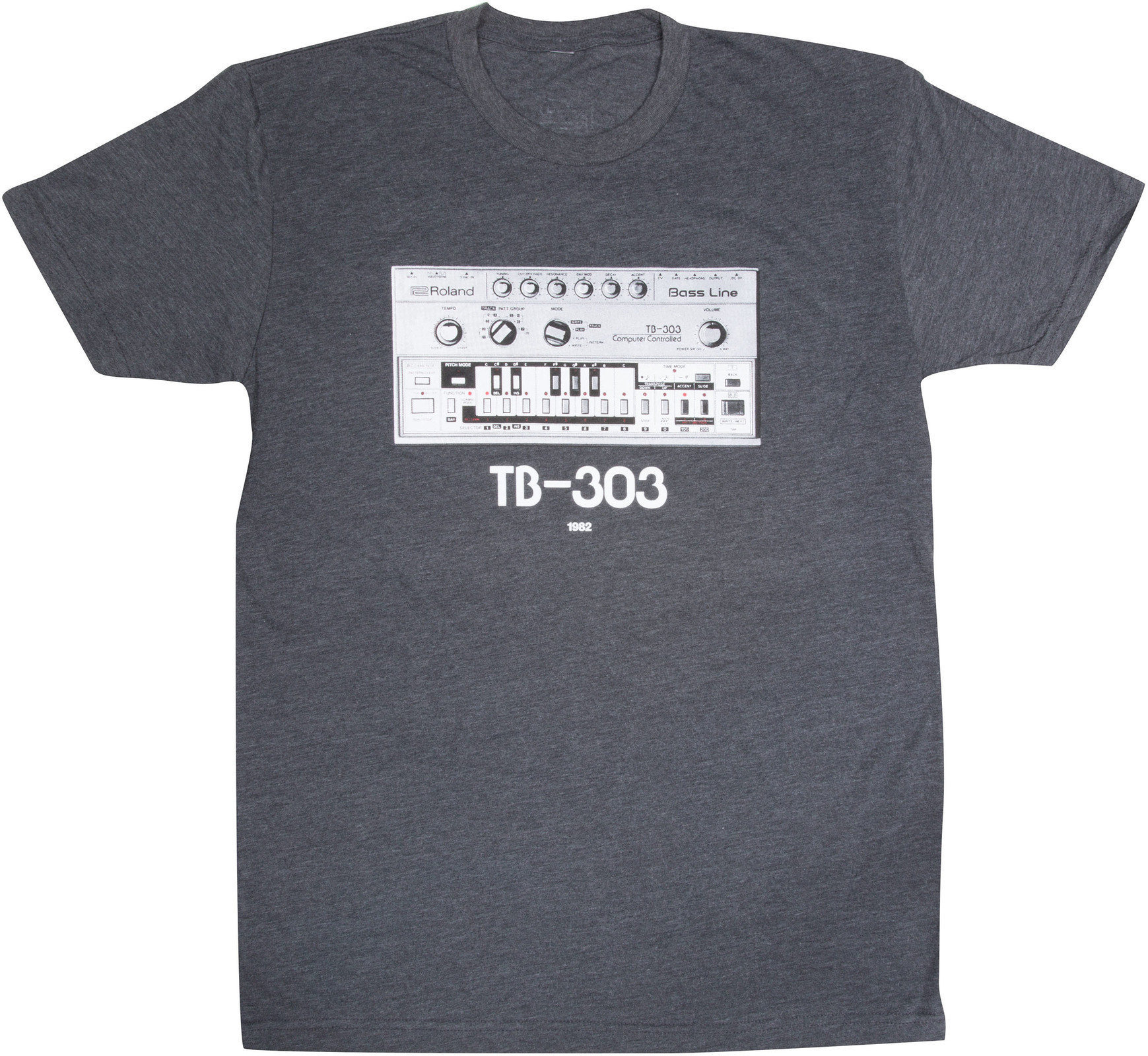T-Shirt Roland T-Shirt TB-303 Charcoal L