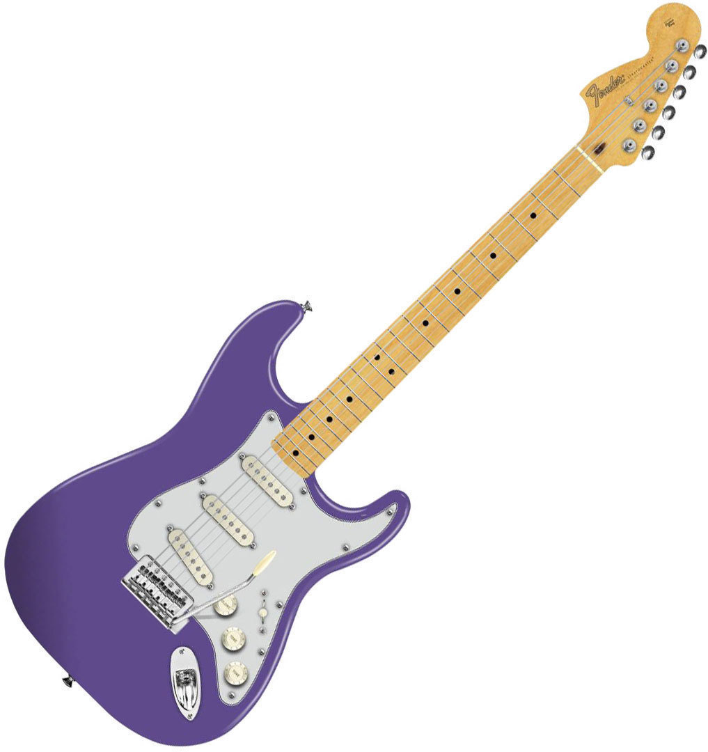 Chitară electrică Fender Jimi Hendrix Stratocaster MN Ultra Violet