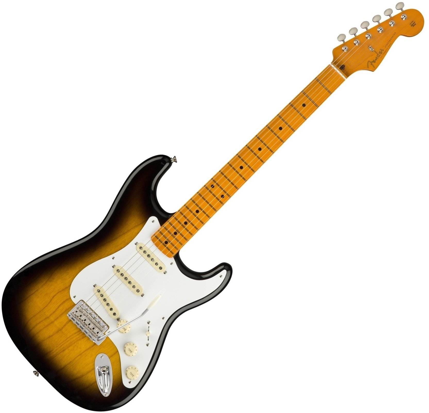 Elektrische gitaar Fender 50S Classic Series Stratocaster Lacquer MN 2 Tone Sunburst