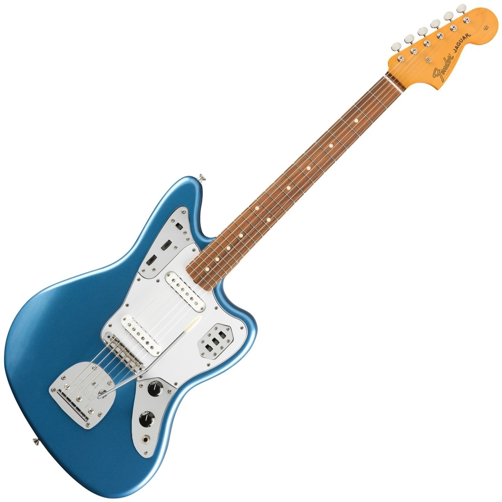 Elektriska gitarrer Fender 60S Classic Series Jaguar Lacquer PF Lake Placid Blue