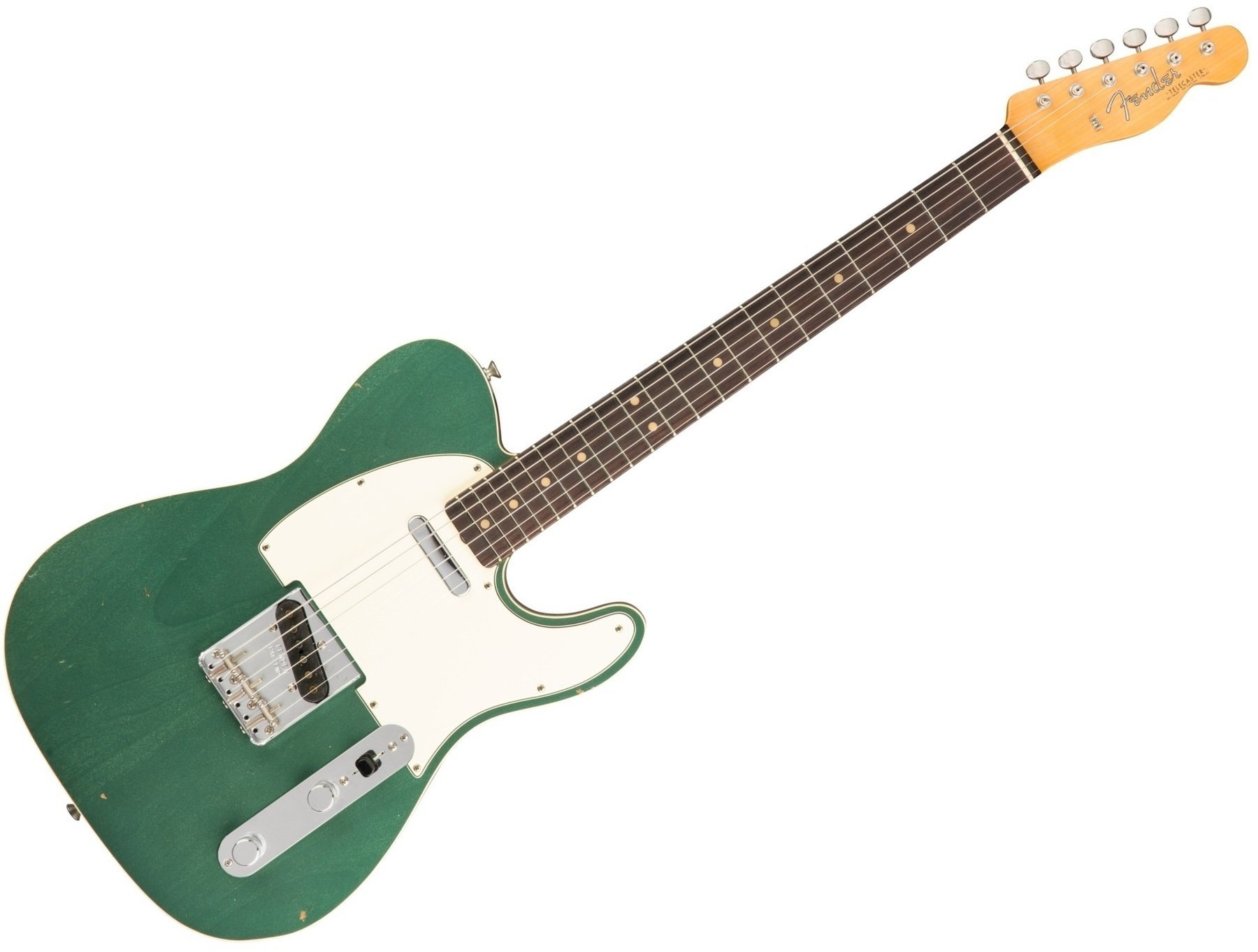 Električna kitara Fender 1963 Journeyman Relic Telecaster Custom RW Faded Sherwood Green Metallic