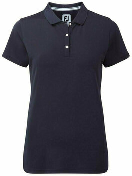 Chemise polo Footjoy Stretch Pique Solid Polo Golf Femme Navy M - 1