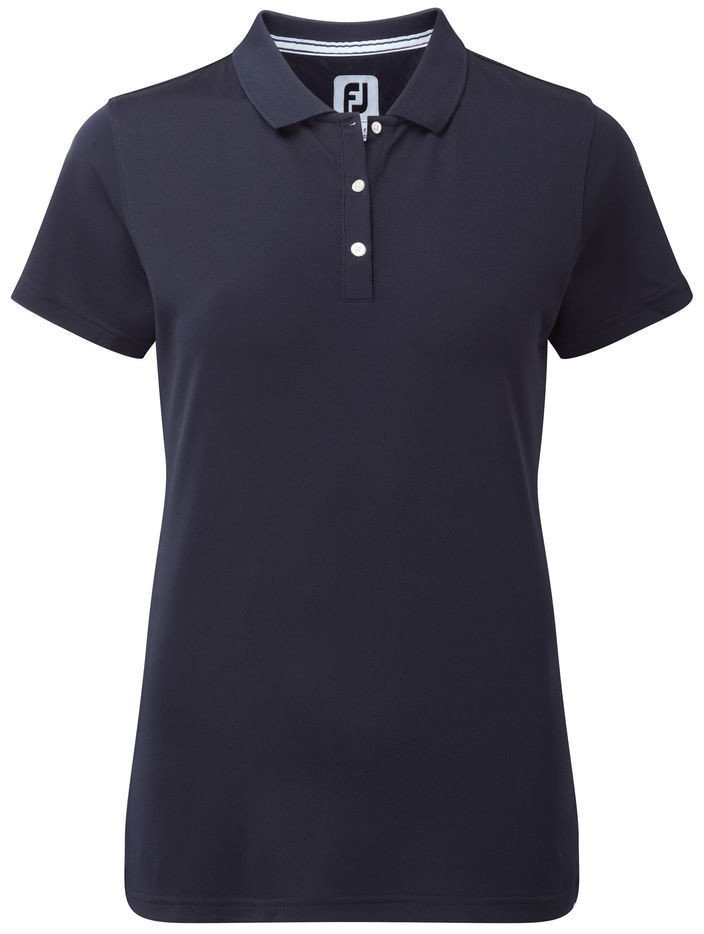 Chemise polo Footjoy Stretch Pique Solid Polo Golf Femme Navy S