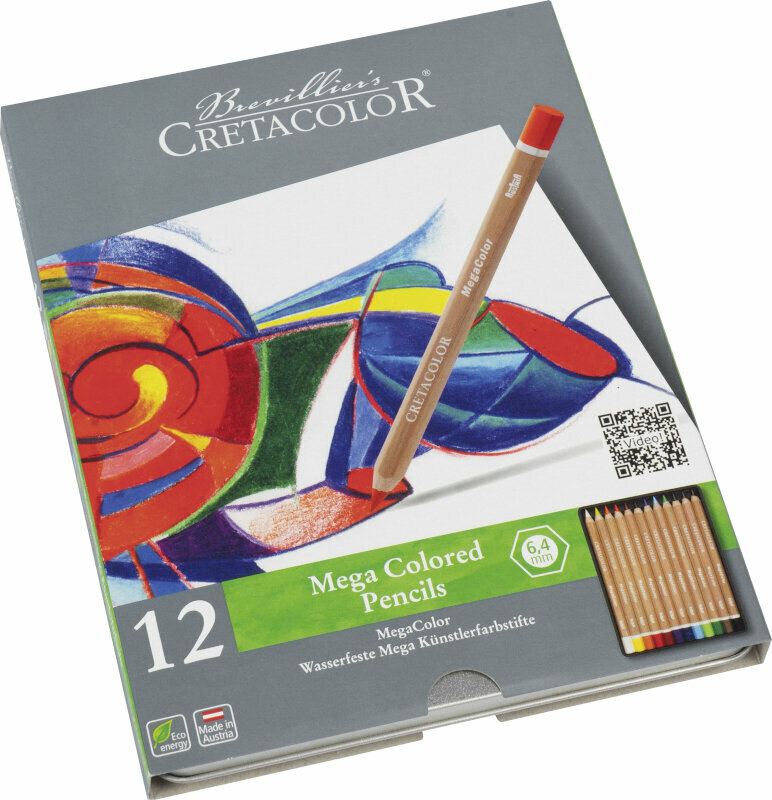 Ołówek kolorowy Creta Color Zestaw kolorowych ołówków 12 szt