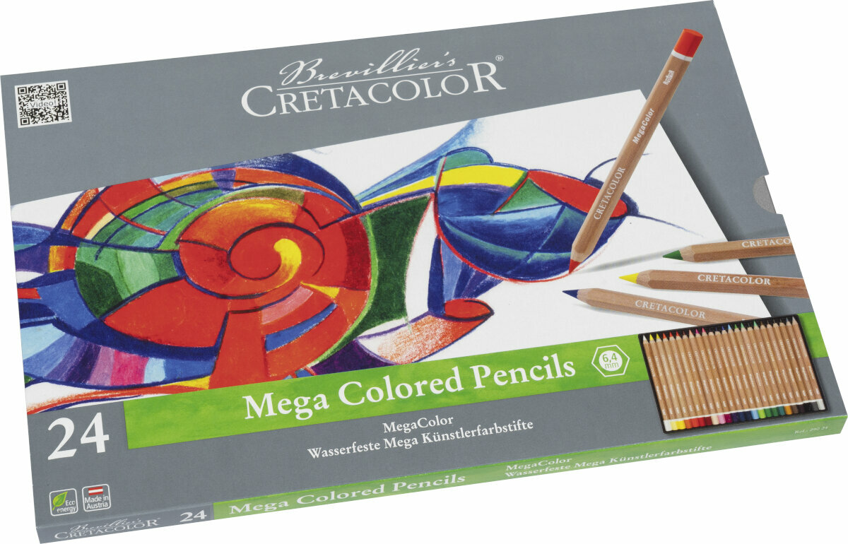 Matita colorata Creta Color Ensemble de crayons de couleur 24 pezzi