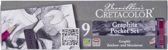 Creion grafit Creta Color 16029 Set creioane pentru artiști 9 Bucăți - 1