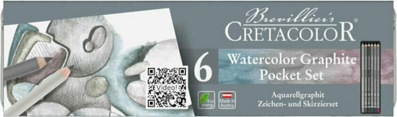 Akvarelblyant Creta Color 18099 Akvarelblyantsæt 6 Stk. - 1