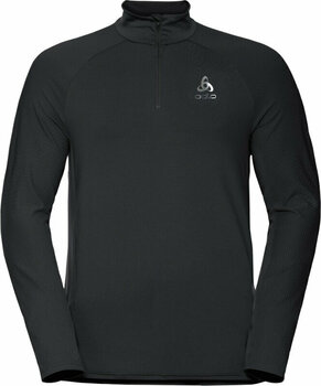 Løbe-sweatshirt Odlo Zeroweight Ceramiwarm Black L Løbe-sweatshirt - 1