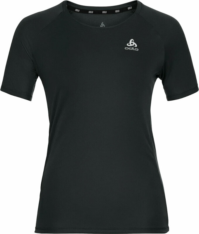 Hardloopshirt met korte mouwen Odlo Essential Black XS Hardloopshirt met korte mouwen