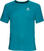 Тениска с къс ръкав за бягане Odlo Essential Stunning Blue L Тениска с къс ръкав за бягане
