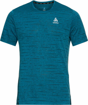 Running t-shirt with short sleeves
 Odlo Zeroweight Engineered Chill-Tec Deep Dive Melange L Running t-shirt with short sleeves - 1