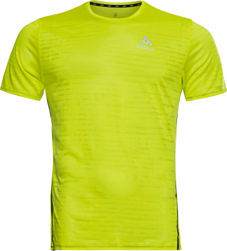 Running t-shirt with short sleeves
 Odlo Zeroweight Engineered Chill-Tec Evening Primrose Melange L Running t-shirt with short sleeves