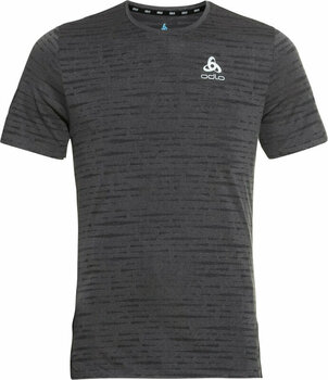 Running t-shirt with short sleeves
 Odlo Zeroweight Engineered Chill-Tec Black Melange S Running t-shirt with short sleeves - 1