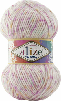 Knitting Yarn Alize Verona 7695 - 1