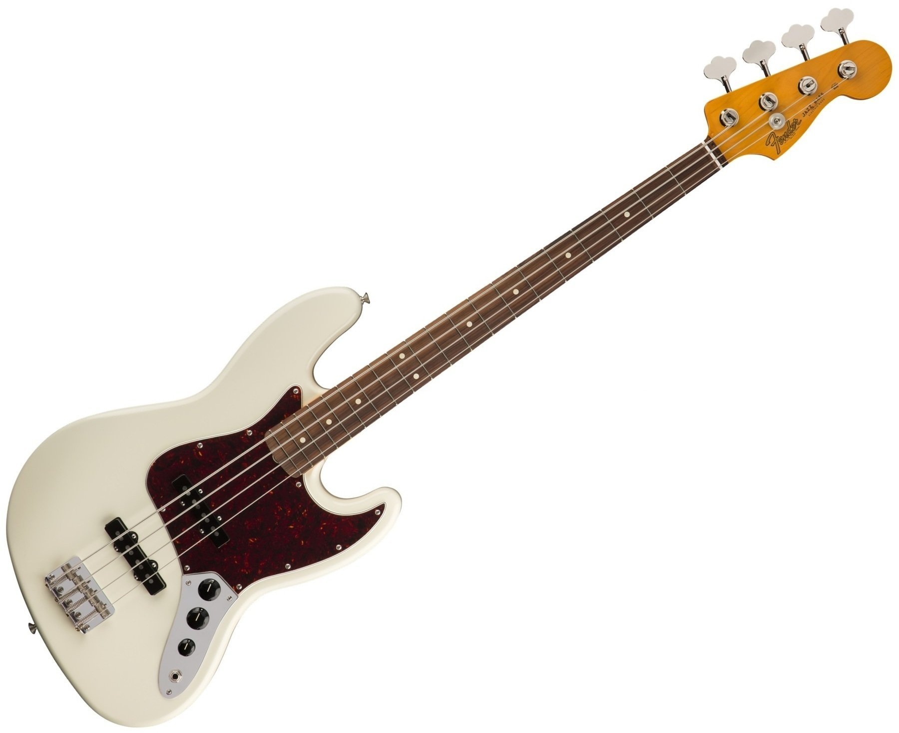 Elektrische basgitaar Fender 60´s Jazz Bass Pau Ferro Lacquer Olympic White