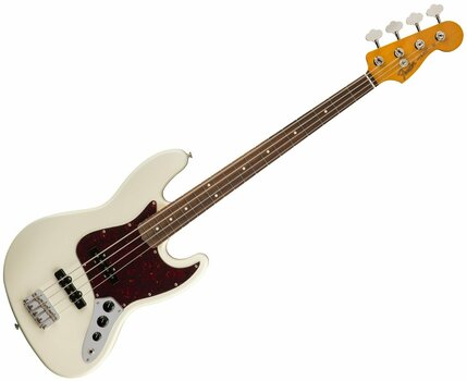 Електрическа бас китара Fender 60´s Jazz Bass Pau Ferro Lacquer Olympic White - 1