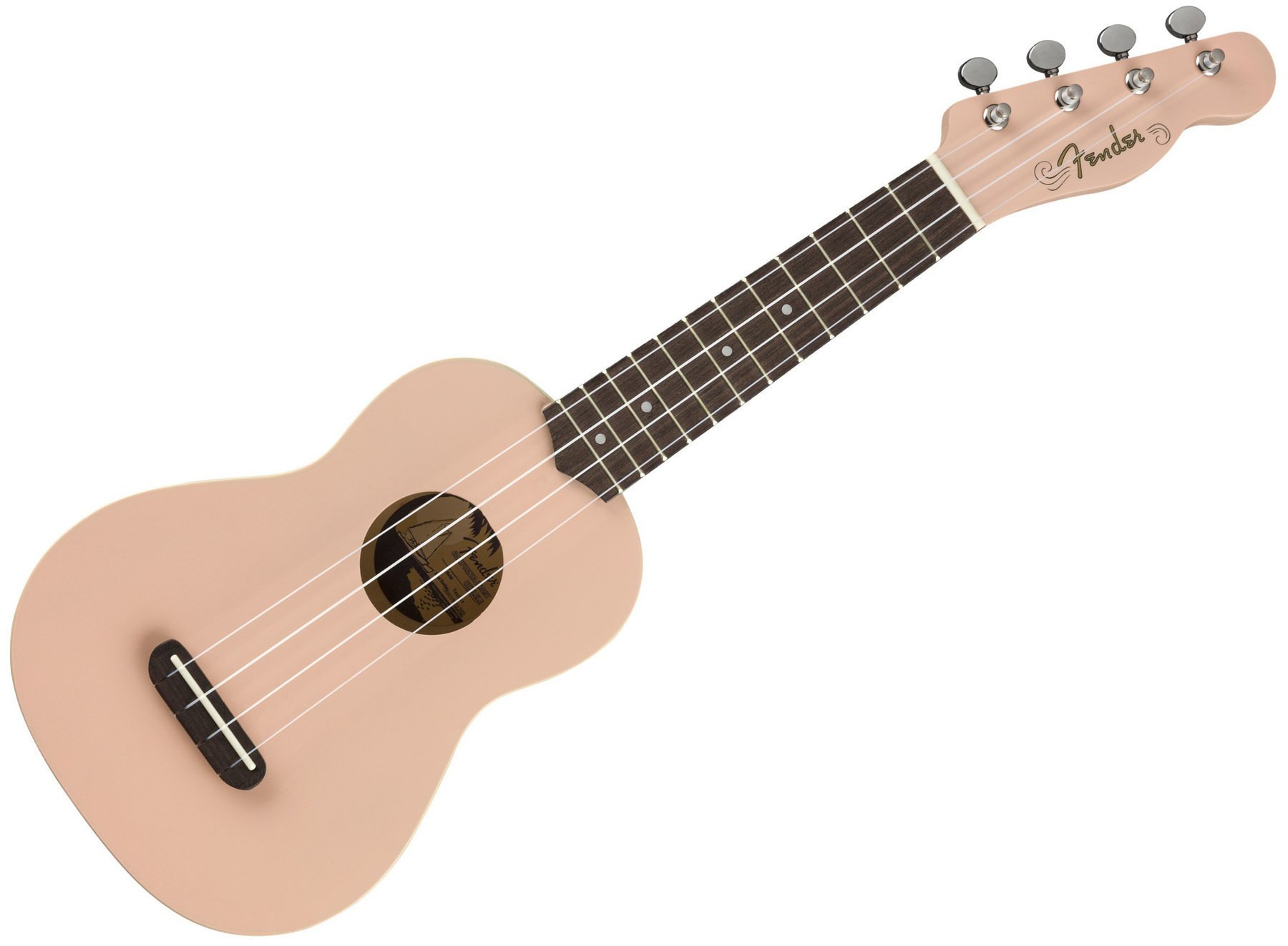 Sopránové ukulele Fender Venice Soprano Uke NRW Shell Pink