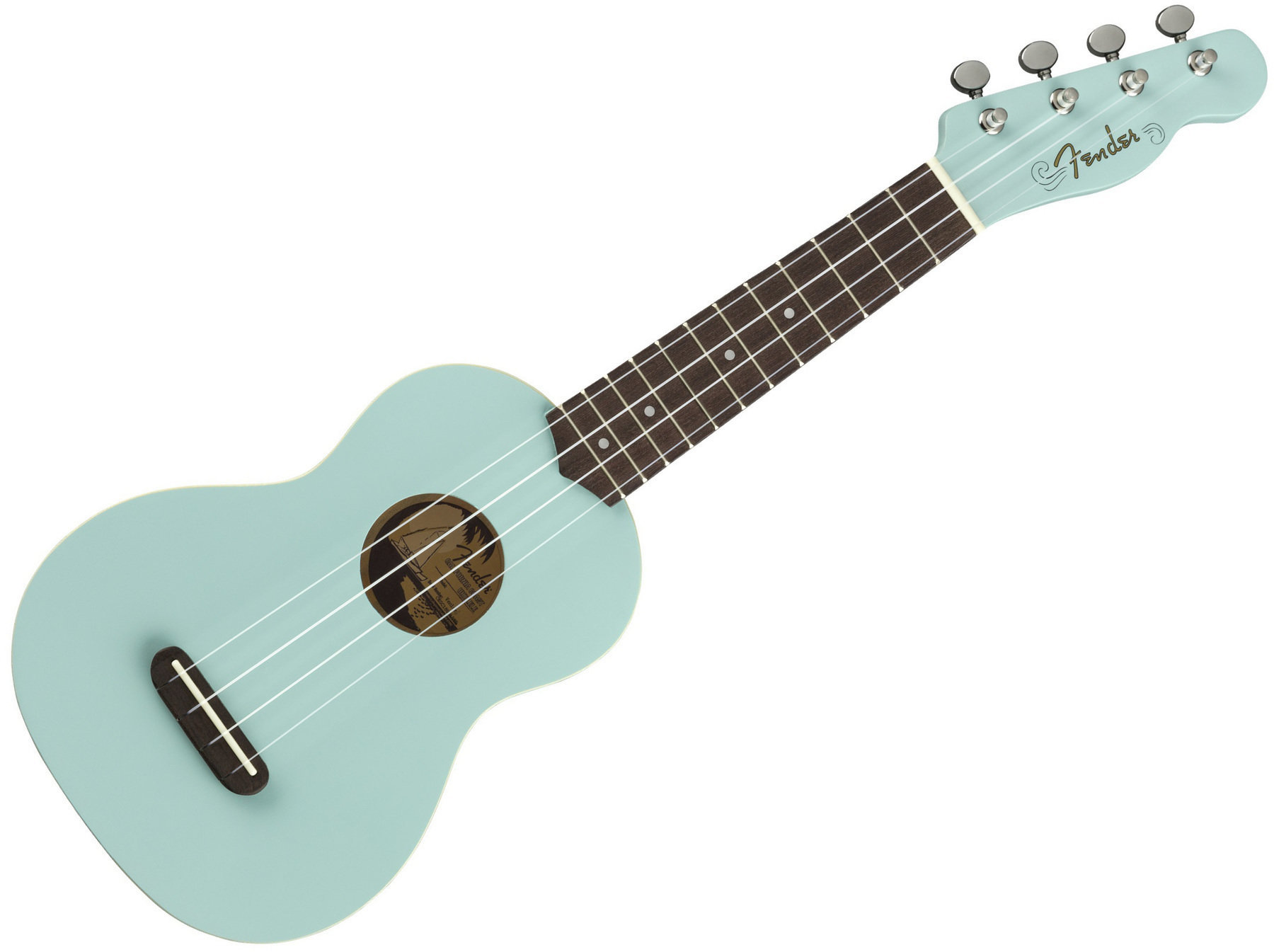 Sopránové ukulele Fender Venice Soprano Uke NRW Daphne Blue