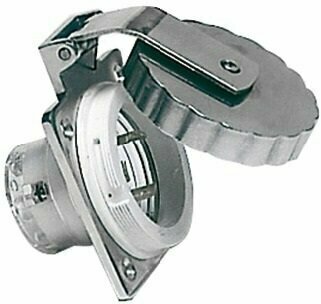 Marine Plug, Marine Socket Osculati Stainless Steel IP56 watertight socket 30A 220V - 1